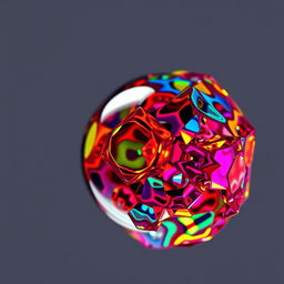 A high-resolution image with the background completely removed, focusing solely on the main subject which appears to be a vibrant, colorful object that showcases intricate details