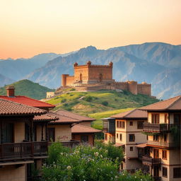 A captivating view of Khorramabad, showcasing its rich cultural heritage and breathtaking natural beauty