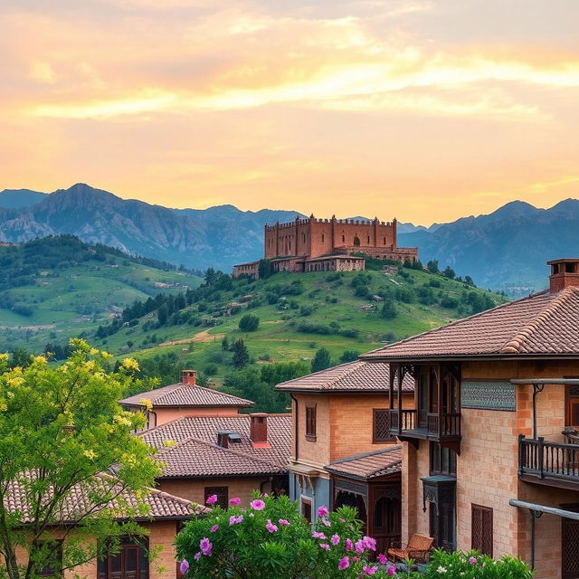 A captivating view of Khorramabad, showcasing its rich cultural heritage and breathtaking natural beauty