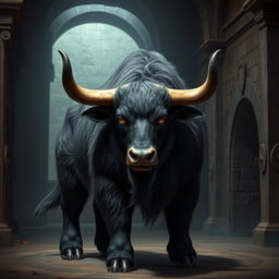 A Minotaur standing at 170 cm tall and weighing 94 kg