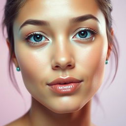 An enhanced portrait of a person with vibrant facial features, improved lighting and saturation to give a more appealing look