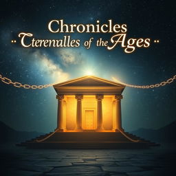 A book cover that conveys the atmosphere of a mysterious and magical world where the events unfold