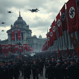 A dystopian future where Nazi Germany won World War II