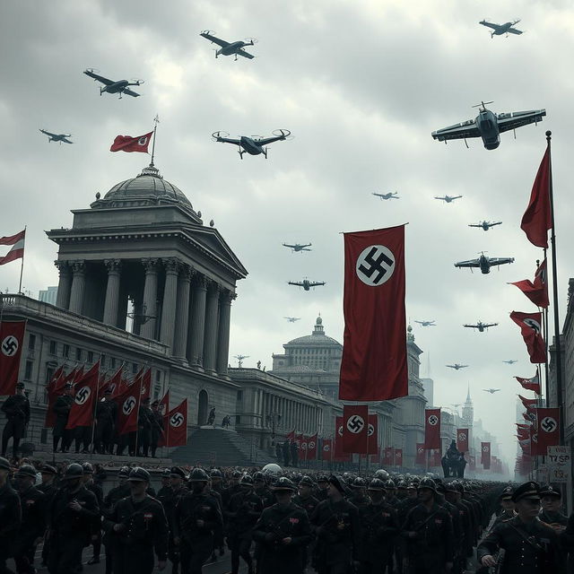 A dystopian future where Nazi Germany won World War II