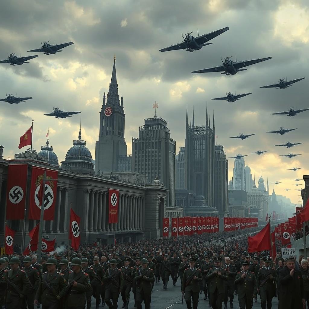 A speculative future where Nazi Germany emerged victorious in World War II