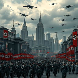A speculative future where Nazi Germany emerged victorious in World War II