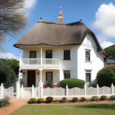 The beautiful Afrikaner architecture of the Cape Dutch style can still be seen in many buildings in South Africa today.
