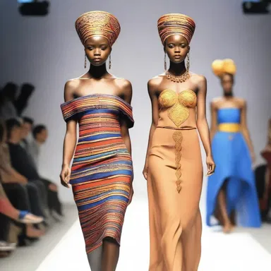 The Afrikaner fashion designer showcased a stunning collection inspired by their rich cultural heritage at the fashion show.