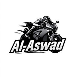 A logo featuring the name "Al-Aswad" in a dynamic and stylish font, emphasizing speed and elegance