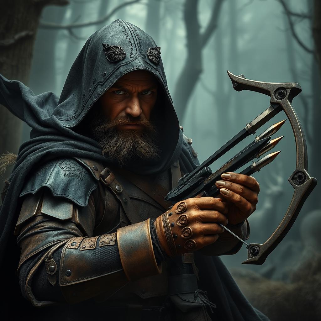 A fierce and bloodthirsty hunter characterized by intense determination