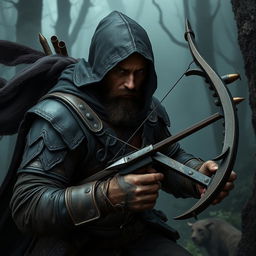 A fierce and bloodthirsty hunter characterized by intense determination
