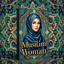 A visually striking book cover that represents the themes of Muslim womanhood