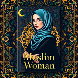 A visually striking book cover that represents the themes of Muslim womanhood