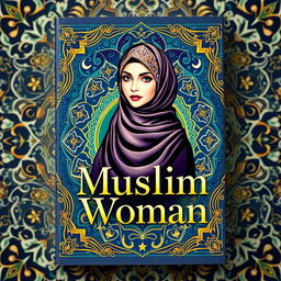 A visually striking book cover that represents the themes of Muslim womanhood