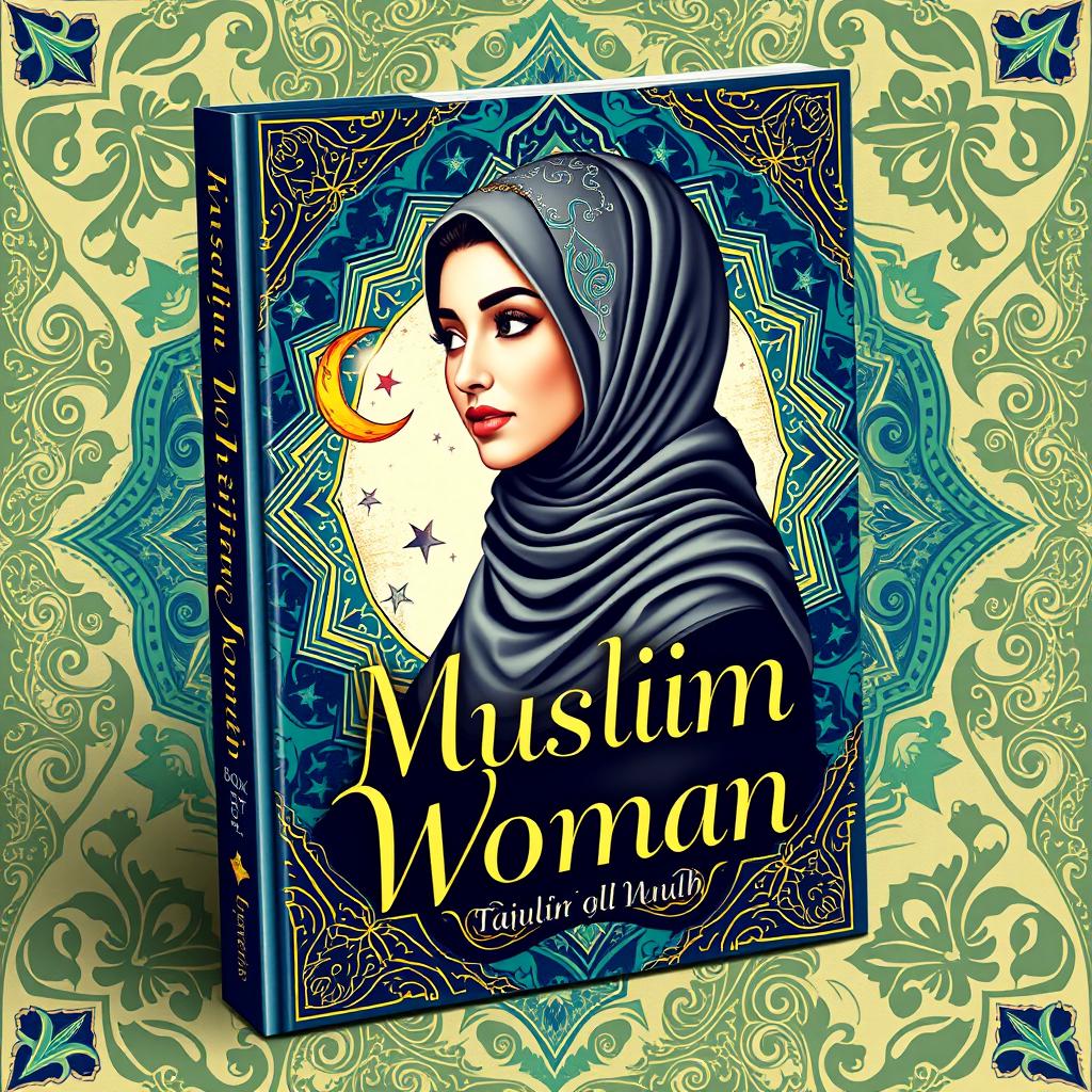 A visually striking book cover that represents the themes of Muslim womanhood