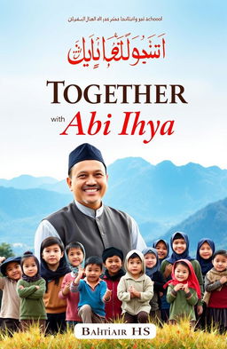 An inspiring book cover design for "Together with Abi Ihya" by Bahtiar HS