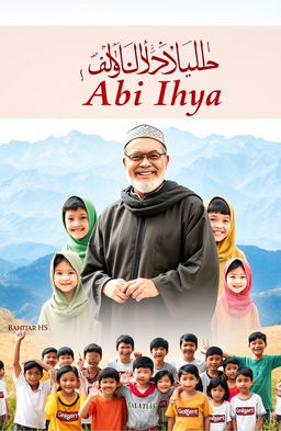 An inspiring book cover design for "Together with Abi Ihya" by Bahtiar HS