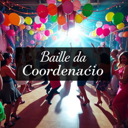 A vibrant and festive party atmosphere featuring a diverse group of elegantly dressed adults enjoying a lively dance floor