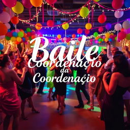 A vibrant and festive party atmosphere featuring a diverse group of elegantly dressed adults enjoying a lively dance floor