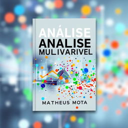 A professional and analytical book cover design for the title "ANÁLISE MULTIVARIÁVEL" by the author "MATHEUS MOTA"