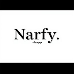 An elegant logo design for 'Narfy