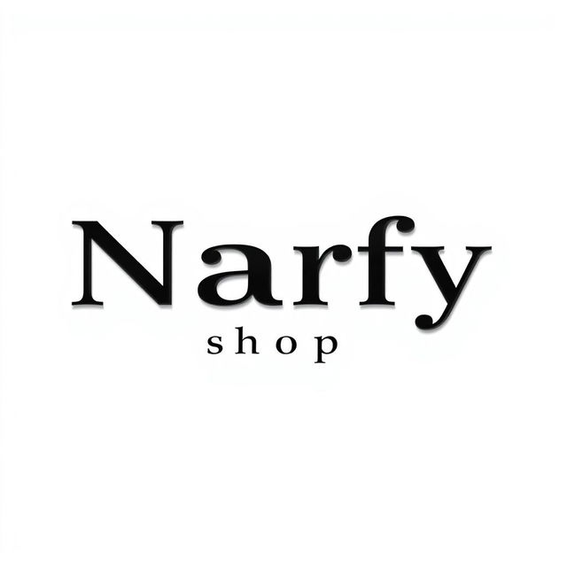 An elegant logo design for 'Narfy