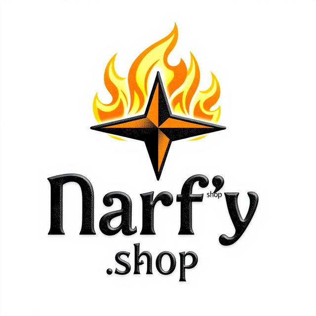 A logo design for 'Narfy