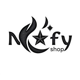 A logo design for 'Narfy