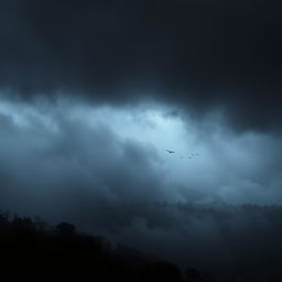The emergence of Dukhan, a thick, dark fog enveloping the sky and the earth, creating a scene of complete darkness