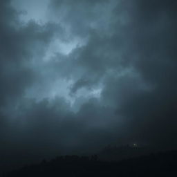 The emergence of Dukhan, a thick, dark fog enveloping the sky and the earth, creating a scene of complete darkness
