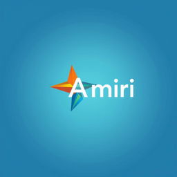 A logo design for the brand 'Amiri', which focuses on painting building walls, drywall, and other surfaces