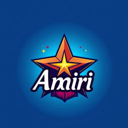 A logo design for the brand 'Amiri', which focuses on painting building walls, drywall, and other surfaces