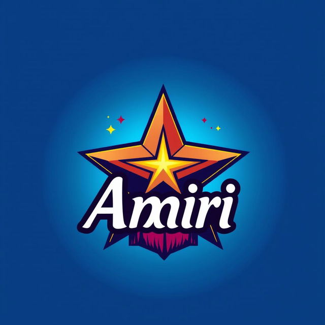 A logo design for the brand 'Amiri', which focuses on painting building walls, drywall, and other surfaces