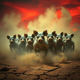A striking portrayal of the hot and frightening atmosphere in Padang Mahsyar