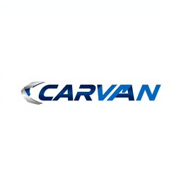 A modern and sleek logo design for the brand CARVAN