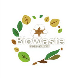 A modern and impactful logo design for a biowaste products brand
