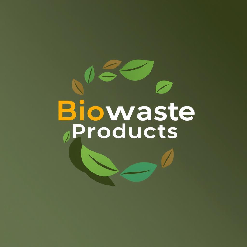 A modern and impactful logo design for a biowaste products brand