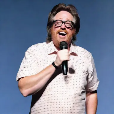 At the comedy show, the comedian told a funny joke about the quirky aspects of Americana, leaving the audience in stitches.