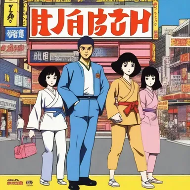 The show was originally Japanese, but it was americanised when it was dubbed in English.