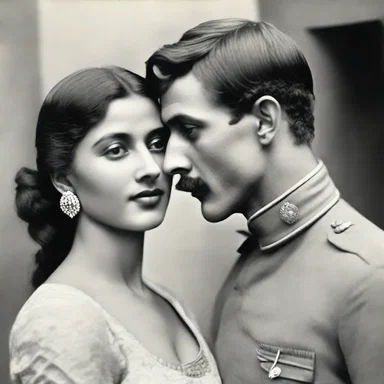 The love story between an anglo-indian woman and a British soldier in colonial India was portrayed in the romantic novel.
