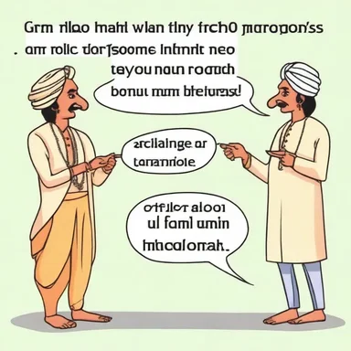 My friend told me a funny anglo-indian joke about the cultural differences between British and Indian traditions.