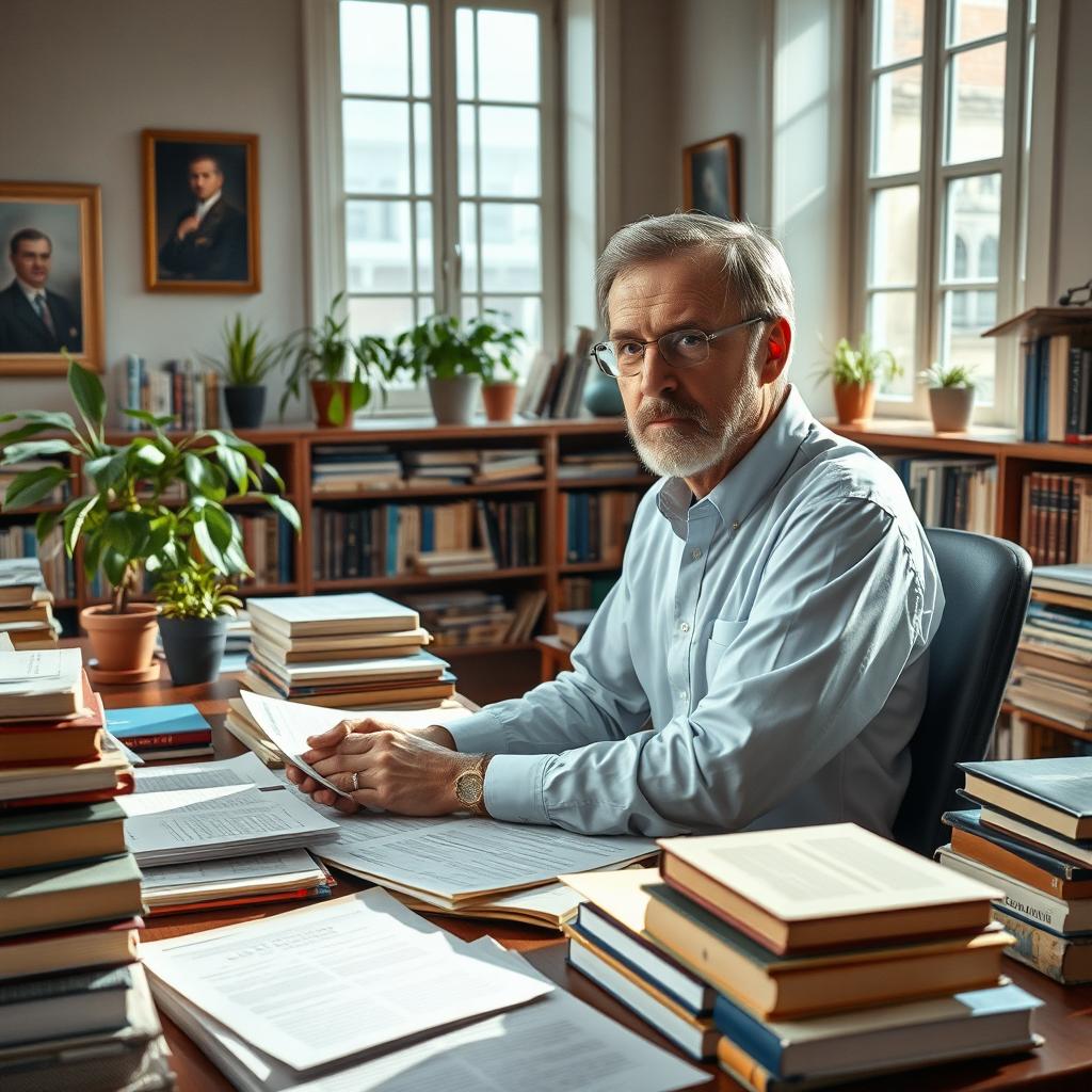 Gideon Toury, a distinguished researcher at Tel Aviv University, depicted in an academic setting