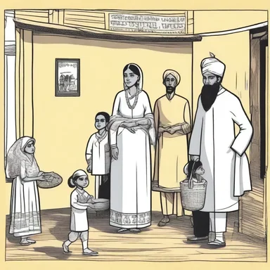 The comic strip depicted the daily life of an anglo-indian family living in the British Raj era.
