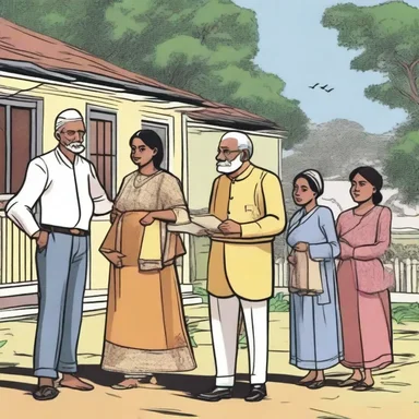 The comic strip depicted the daily life of an anglo-indian family living in the British Raj era.