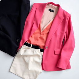 A stylish outfit featuring a sleek, modern design