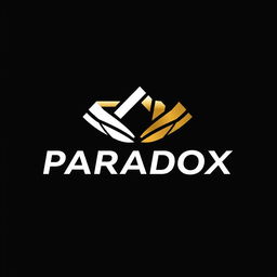 A modern and sleek logo designed for the brand 'PARADOX'