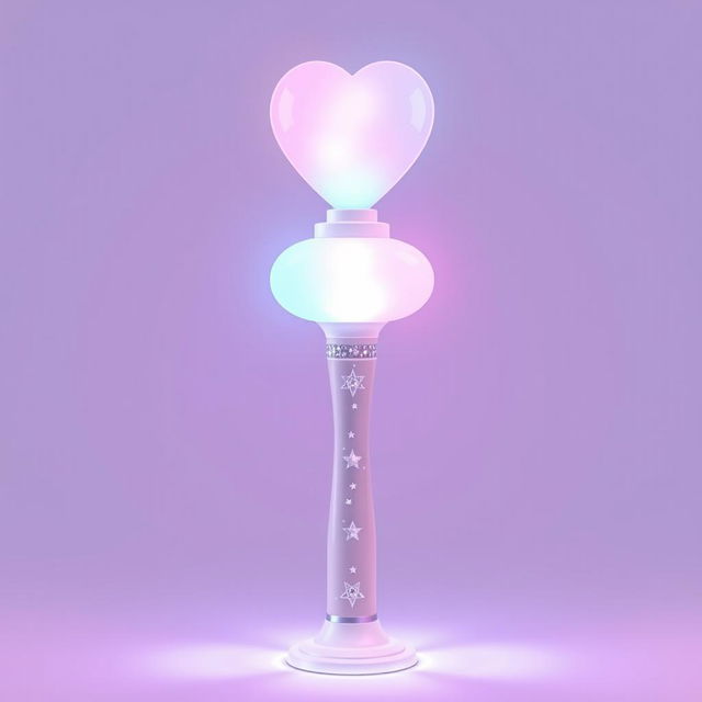 A unique and stylish light stick designed for a K-pop idol named Jemmie