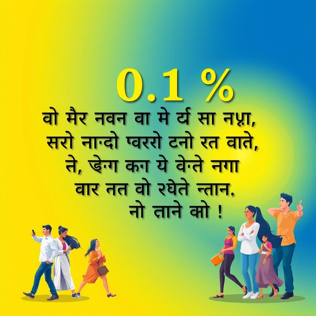 A captivating poster design featuring the empowering Hindi quote: "अगर 0