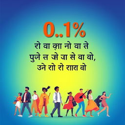 A captivating poster design featuring the empowering Hindi quote: "अगर 0