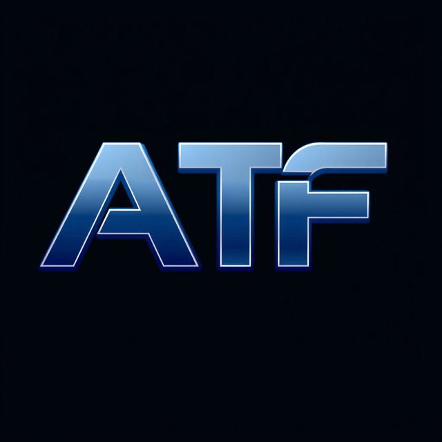 A modern logo design featuring the words 'ATF' prominently displayed